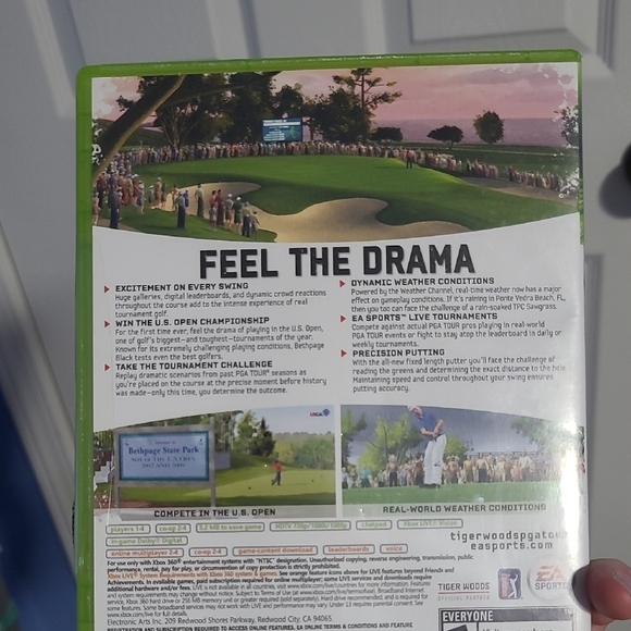 Tiger Woods PGA Tour 10 Xbox 360 Game - Picture 2 of 2